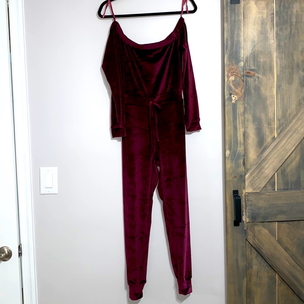 Velvet jumpsuit